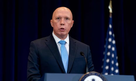 Defence minister Peter Dutton