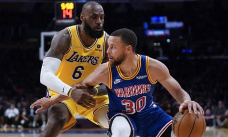 LeBron James and Stephen Curry will resume battle on Tuesday night in the NBA playoffs as the Lakers face the Warriors