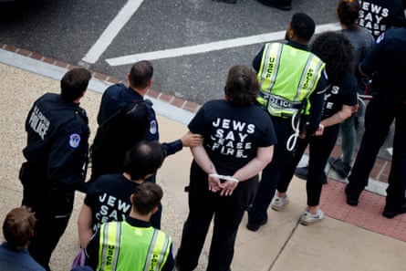 people being arrested
