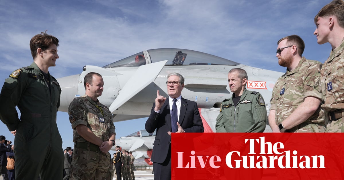 Starmer warned of £28bn defence funding shortfall by head of UK military – UK politics live
