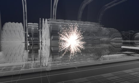An artist’s impression of Cern’s proposed Future Circular Collider.