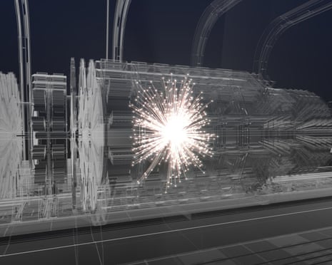 An artist’s impression of Cern’s proposed Future Circular Collider.