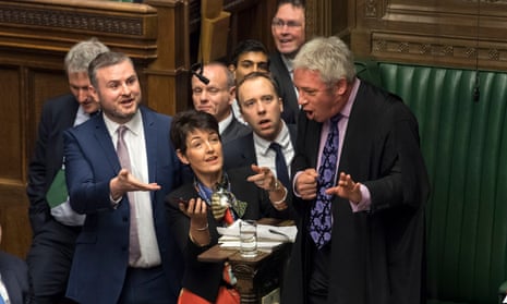 MPs mob the Speaker