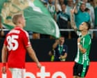 Gol di Antony al 85esimo minuto regala il pareggio al Real Betis contro il Nottingham Forest in Europa