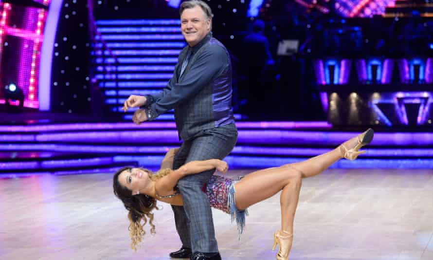 All the moves: Ed Balls shows his fun-loving side on Strictly in 2017, with dance partner Katya Jones.