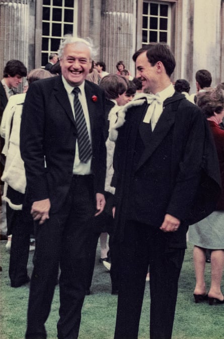 Albert and Peter Bradshaw at the latter’s graduation.