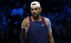 Nick Kyrgios feels 'no respect' after retired Barty wins Newcombe medal