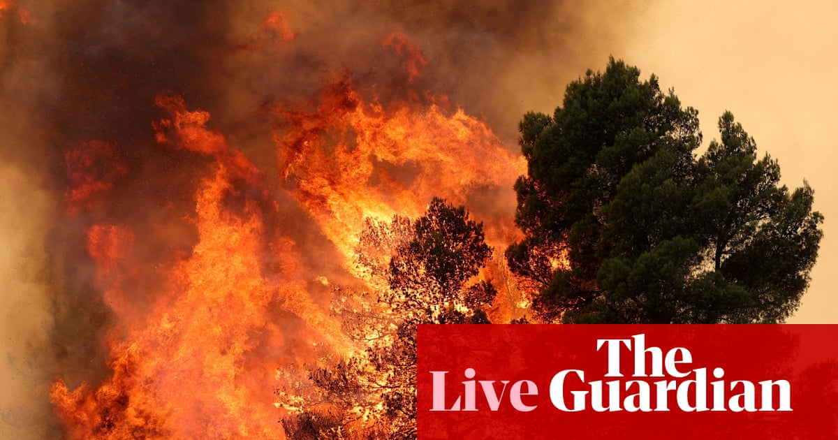 News live: Australian company ‘deeply saddened’ by fatal collision of its two firefighting helicopters in Greece | Australia news News live: Australian company ‘deeply saddened’ by fatal collision of its two firefighting helicopters in Greece | Australia news