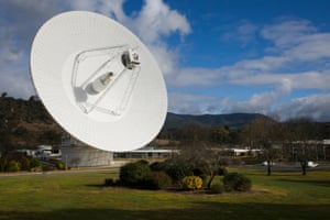 The 70-metre antenna at Canberra Deep Space Communication Complex