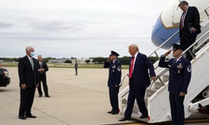 Trump And Barr In Kenosha As Protests Continue Over Police Shooting Of Jacob Blake As It Happened Us News The Guardian