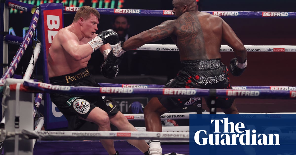 Dillian Whyte back at the centre of solitary world of heavyweight boxing | Donald McRae