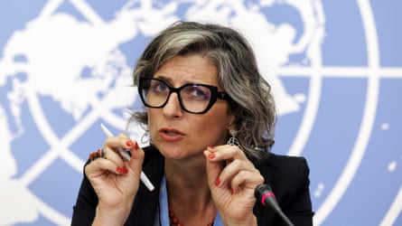 Head and shoulders of Francesca Albanese