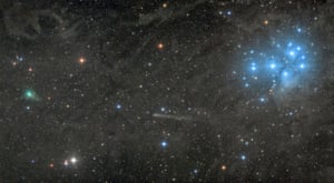 Robotic Scope CategoryWinner - Two comets with the Pleiades by Damian Peach