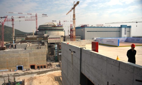The Taishan nuclear power station under construction in 2013.