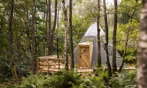 Nordic kata tipi at Comrie Croft, Perthshire, UK.