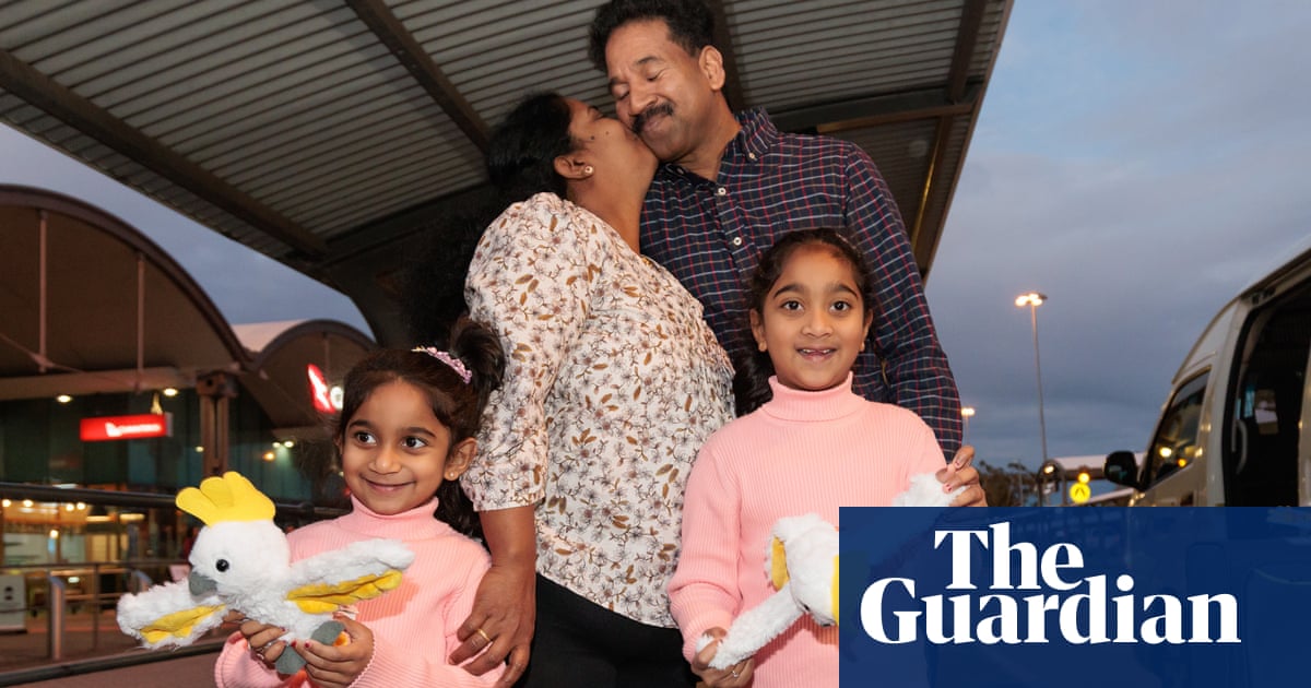 After four years, Murugappan family begin journey home to Biloela