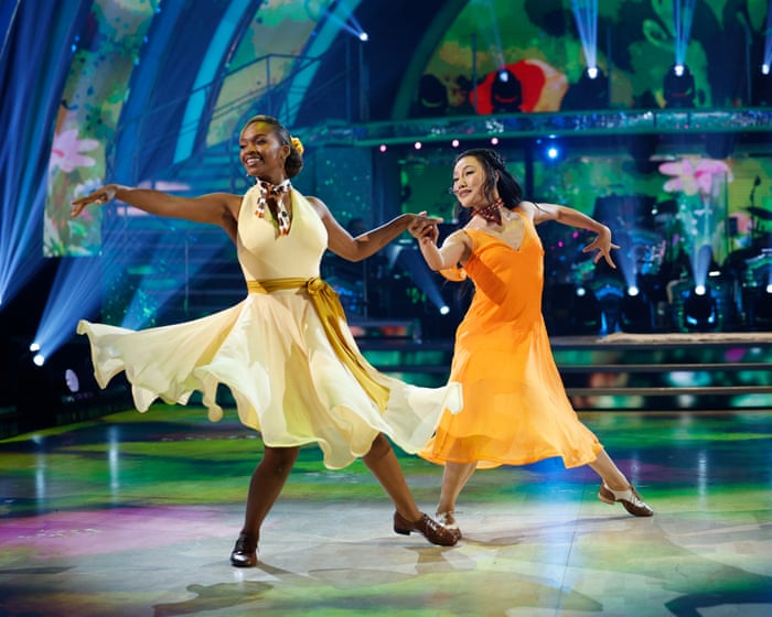 BBC defends editing out trans rights slogan on Strictly contestant’s T-shirt