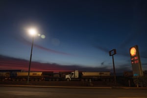 Sunrise at the roadhouse