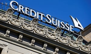 The logo of Swiss bank Credit Suisse is seen at its headquarters in Zurich, Switzerland March 24, 2021.