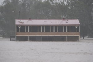 Flood waters in Lismore