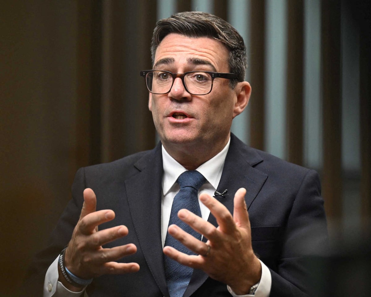 Andy Burnham says he will disagree with Trump in public if necessary | Foreign policy | The Guardian