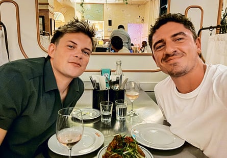 Oisín and Alexi on their date