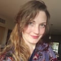 a woman smiling