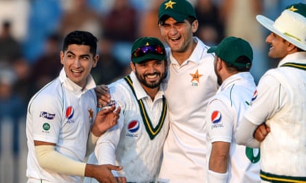 Naseem Shah (left) is one of eight quicks in Pakistan’s 20-man squad for the three-Test series against England.