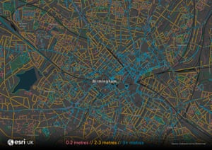 Esri UK Birmingham zoom map.