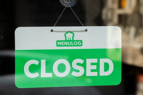 Menulog closed sign