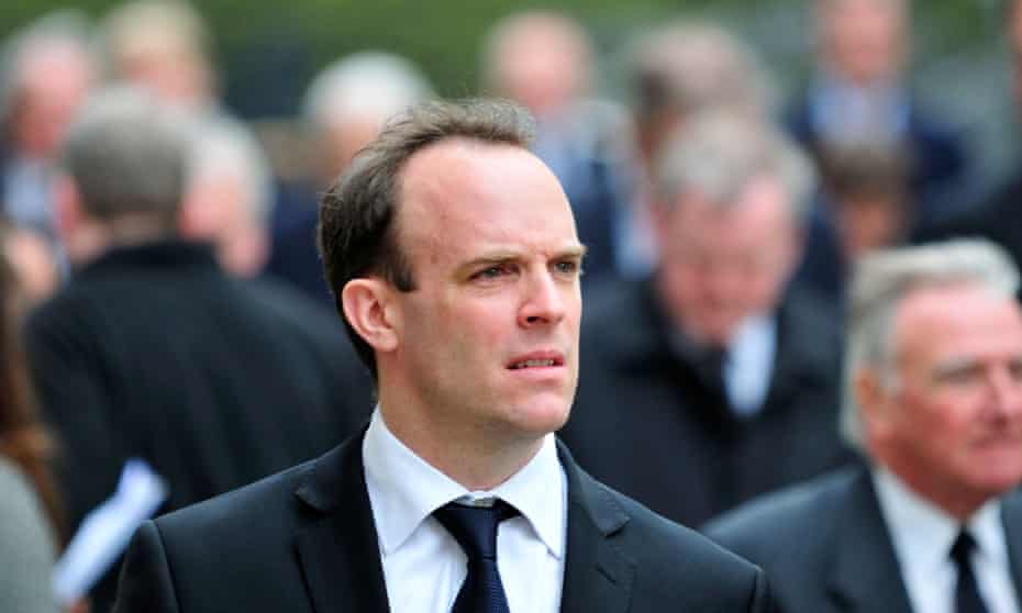 Dominic Raab … ‘People who are coasting – it should be easier to let them go.’ 