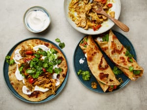 Yotam Ottolenghi’s jackfruit kati roll.