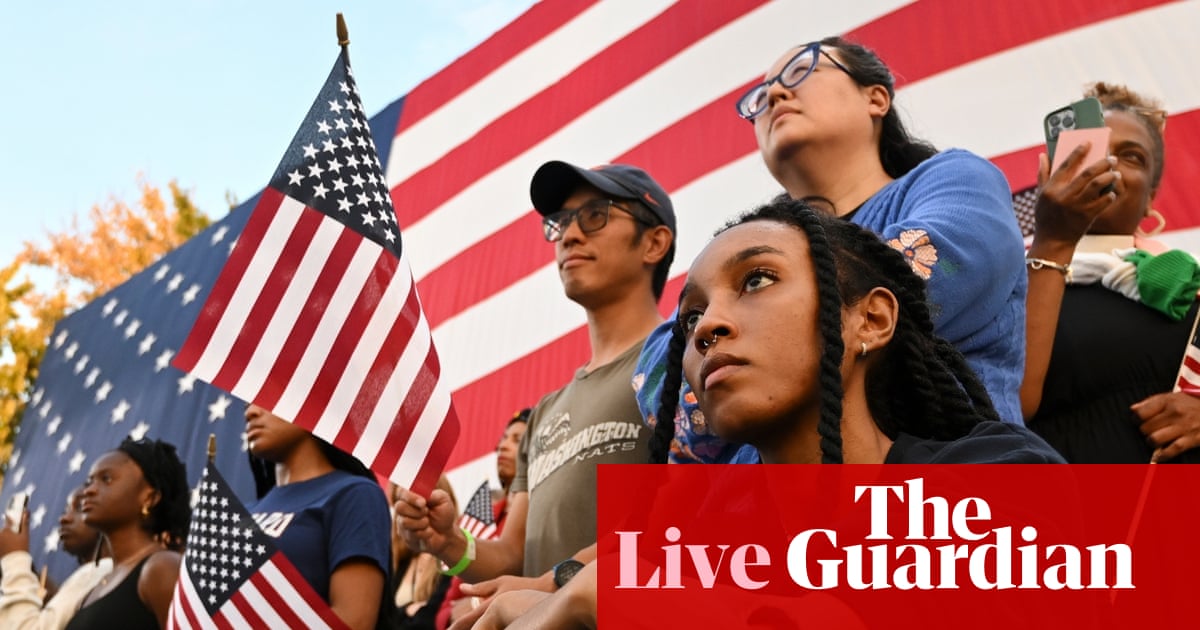 Trump postpones executive order on AI over China concerns – US politics live