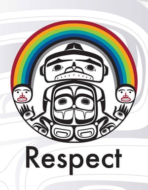 Rainbow by Canadian First Nation artist Corey Bulpitt.