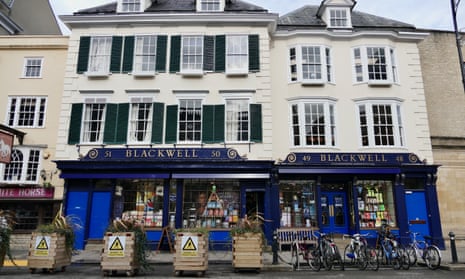 Blackwell's bookshop in Oxford.