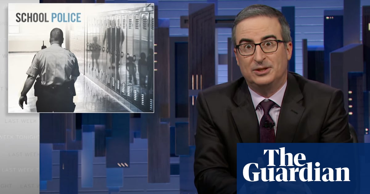 John Oliver on cops in schools: ‘Criminalizes the very essence of childhood’