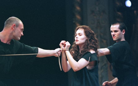 Tara Fitzgerald in the 1999 production of Antigone