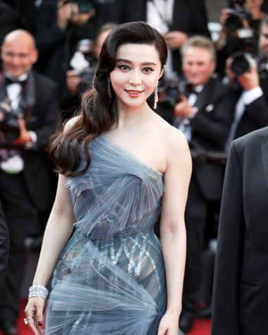 Fan Bingbing, star of Sky Hunter, at this year’s Cannes film festival.