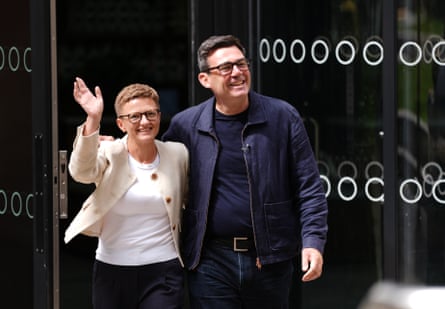 Prime minister Andy Burnham joins newly elected mayor of Greater Manchester, Bev Crai.g