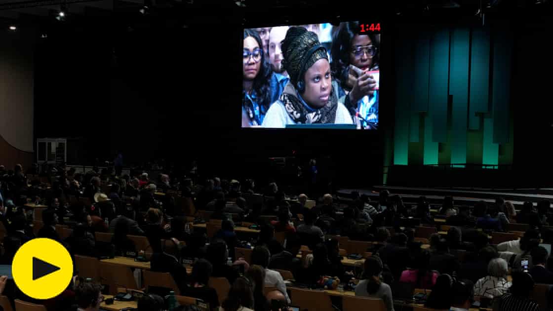 Developing countries condemn 'insufficient' Cop29 deal – video