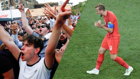England fans ecstatic after late Harry Kane winner during group stage clash with Tunisia – video 