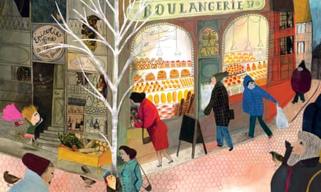 One of the ‘exhuberant, grown-up’ illustrations from The Marvellous Fluffy Squishy Itty Bitty by Beatrice Alemagna