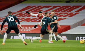 Aubameyang opens the scoring with a fine finish.