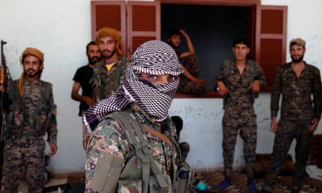 Kurdish fighters in Raqqa, Syria, where they have been making steady inroads against Isis.