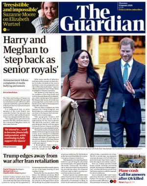 Guardian, Cover, Thursday January 9, 2020
