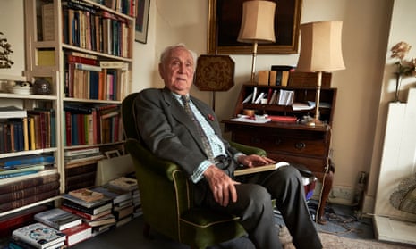 Crispin Tickell at his home in London in 2016. Margaret Thatcher credited him with convincing her of the science of global warming and the danger that it posed for the planet.