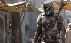 ‘Voiceover gig’ … Pedro Pascal increasingly uses a stand-in on The Mandalorian.