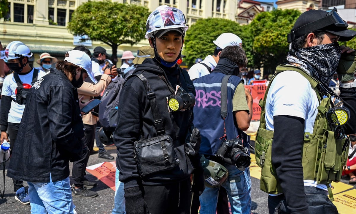 Myanmar celebrity model arrested as military targets public figures | Myanmar coup | The Guardian