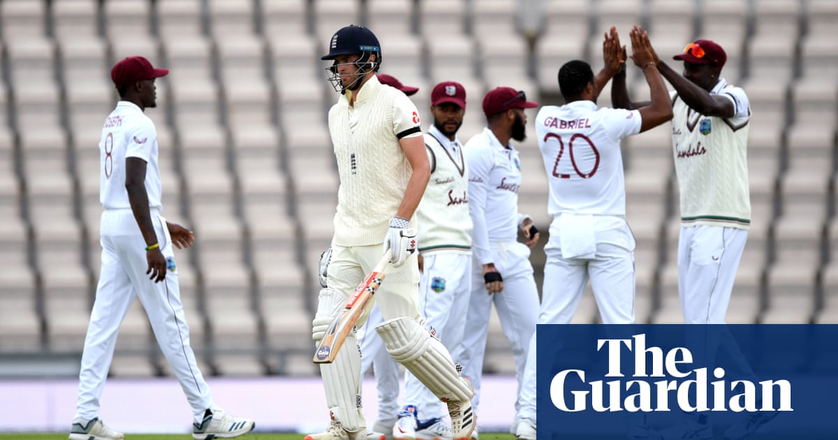 Sibley out for a duck as rain dominates Englands first day with West Indies