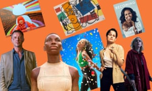 Autumn highlights, clockwise from top left: Yayoi Kusama; Fernad Léger’s Two Women Holding Flowers; Michelle Obama’s Becoming; Kiernan Shipkas in The Chilling Adventures of Sabrina; Héloïse Letissier of Christine and the Queens; Gabrielle Brooks in Twelfth Night at the Young Vic; Michaela Coel in Black Earth Rising; John Simm in Strangers.